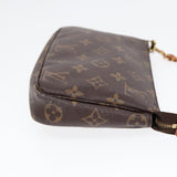Louis Vuitton Pochette Accessoire  Canvas Clutch Bag
