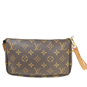 Louis Vuitton Pochette Accessoires  Canvas Clutch Bag