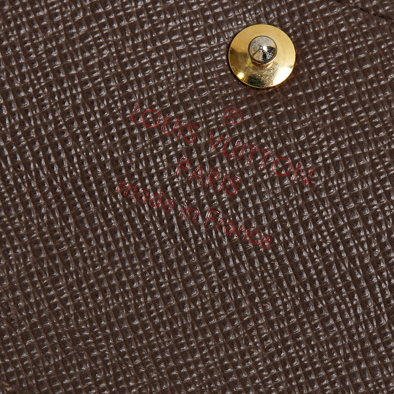 Louis Vuitton Damiere Multicle 4 Keycase N62631 Brown PVC Leather  Louis Vuitton