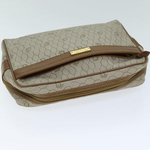 Dior Honeycomb  Canvas Clutch Bag