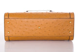 Gucci Mini Diana Tan Ostrich Handbag NWT