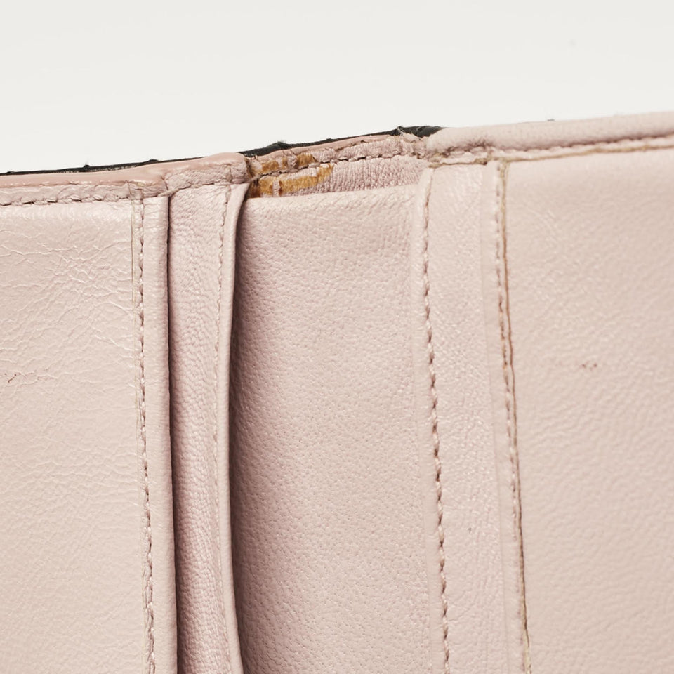 Dior Black Cannage Leather Miss Dior Compact Wallet