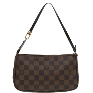 Louis Vuitton Pochette Accessoire  Canvas Clutch Bag