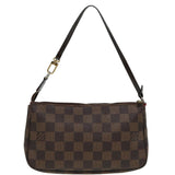 Louis Vuitton Pochette Accessoire  Canvas Clutch Bag