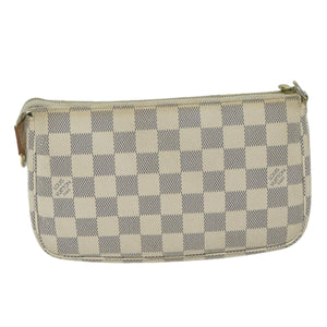 Louis Vuitton Pochette Accessoire  Canvas Clutch Bag