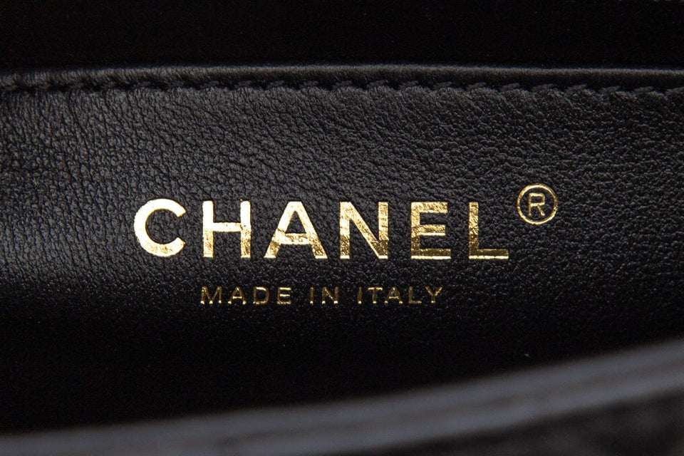 Chanel 2023 Black Lambskin Trendy Handle Flap Bag