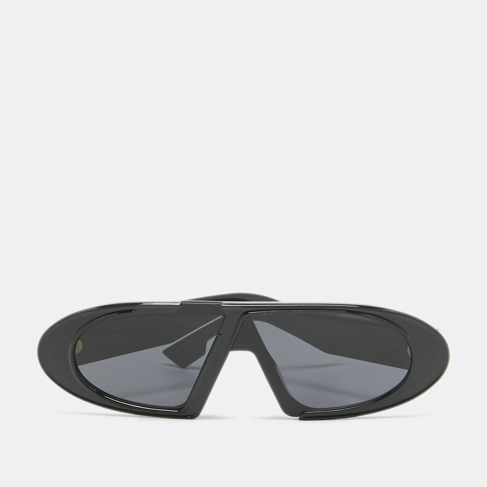 Dior Black Oblique Frame Sunglasses