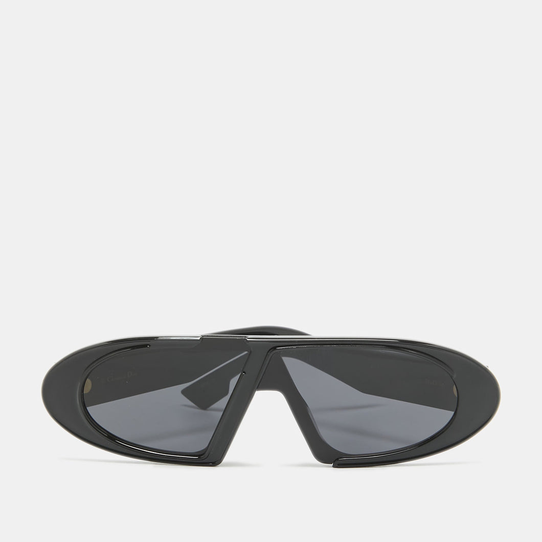 Dior Black Oblique Frame Sunglasses