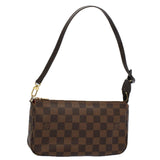 Louis Vuitton Pochette Accessoire  Canvas Clutch Bag