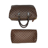 Louis Vuitton Damier Ebene Canvas Speedy 35 Satchel