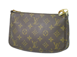 Louis Vuitton Pochette Accessoires  Canvas Clutch Bag
