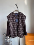 Luxury Louis Vuitton  Wrap Coat 032