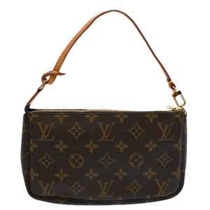 Louis Vuitton Pochette Accessoire  Canvas Clutch Bag