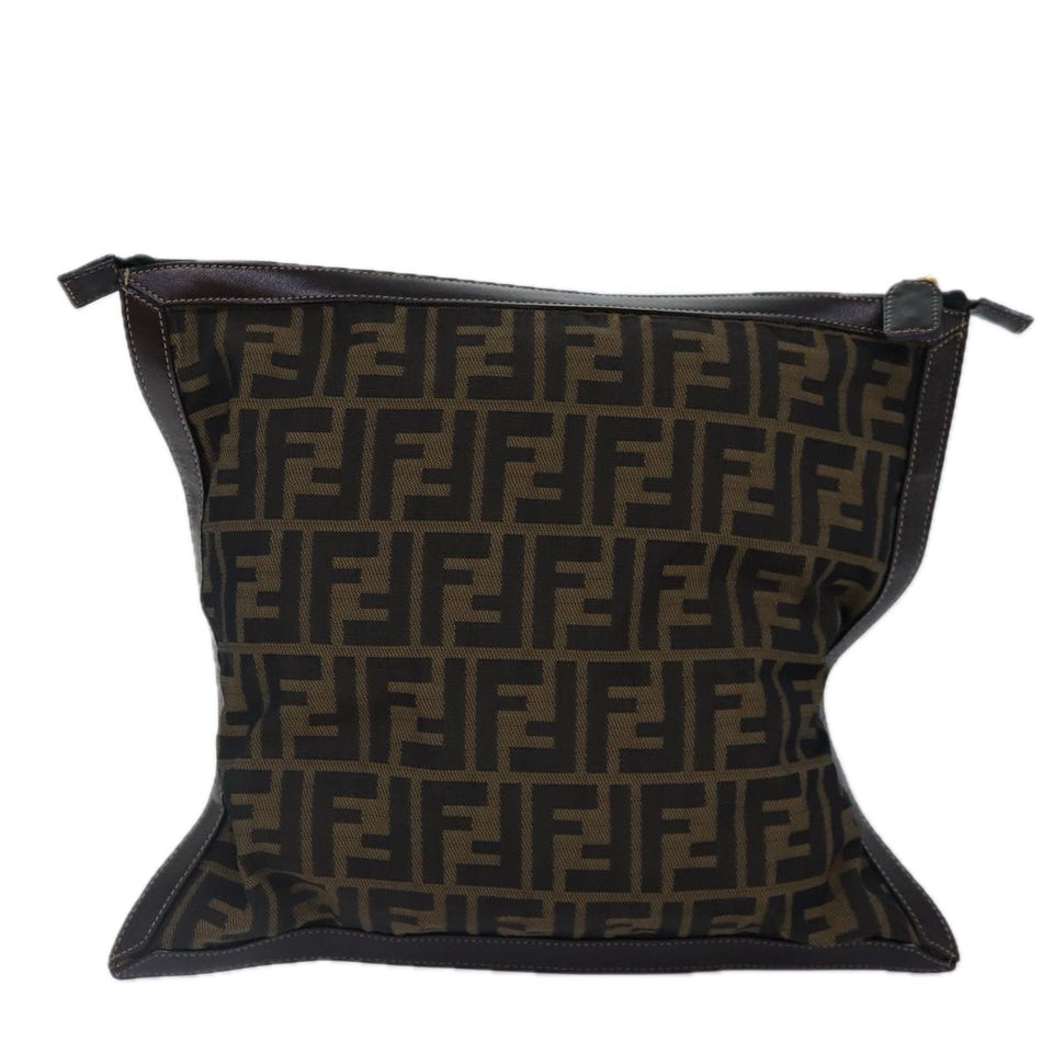 Fendi Zucca  Canvas Clutch Bag
