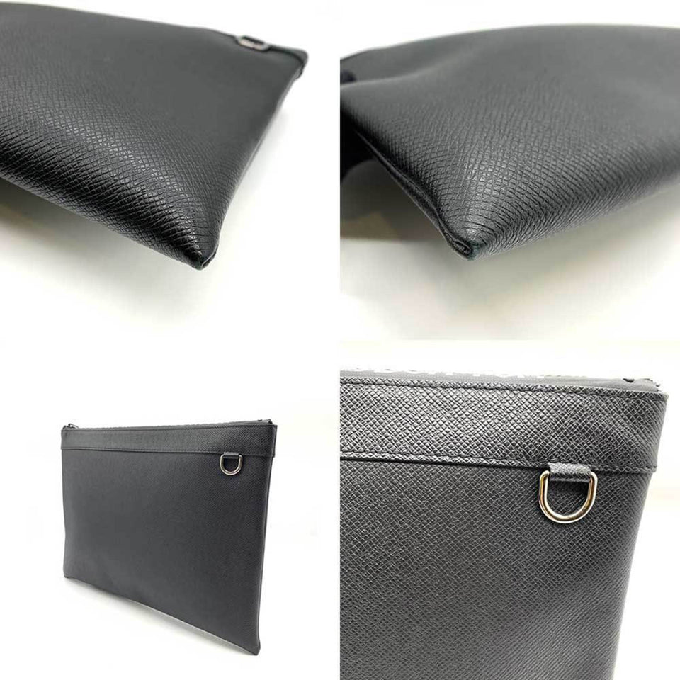 Louis Vuitton Apollo Pochette  Leather Clutch Bag