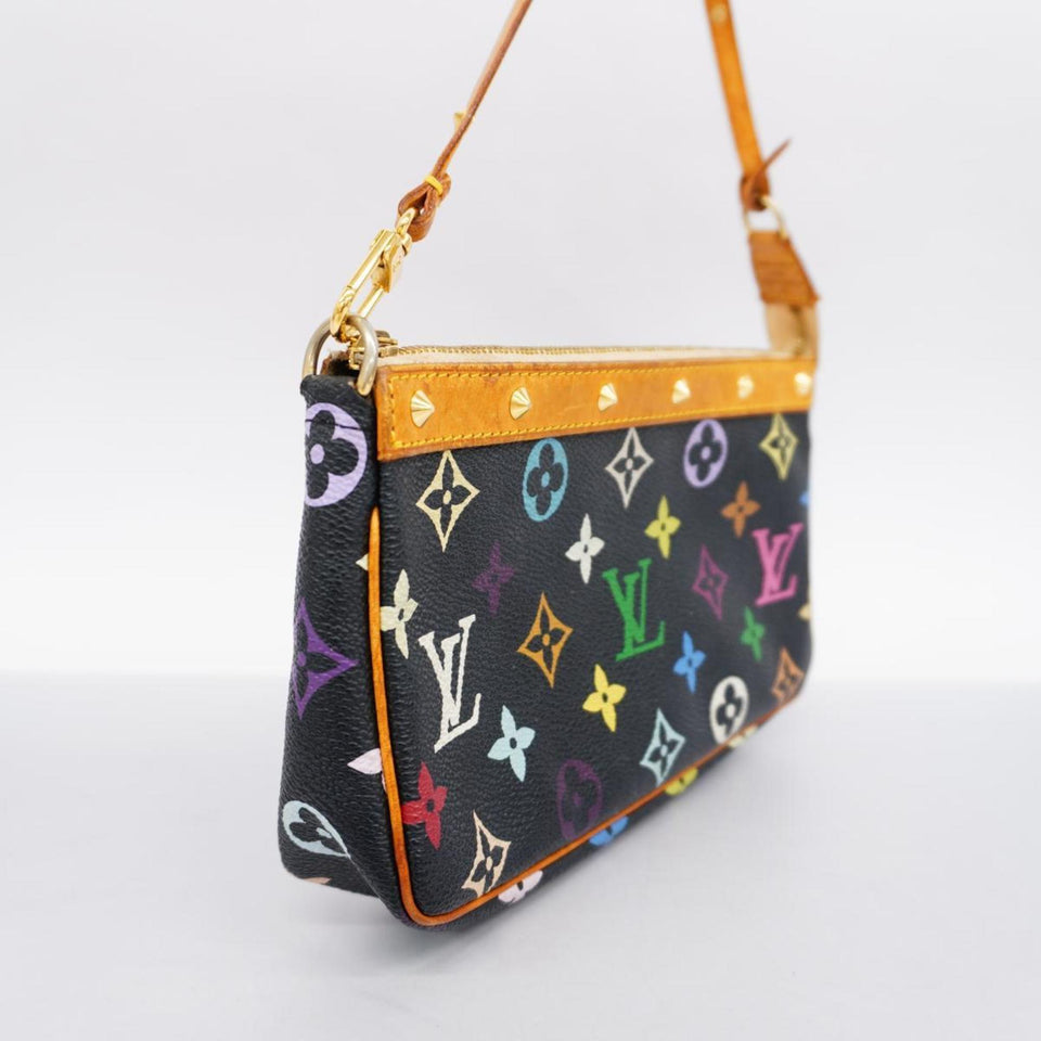 Louis Vuitton Pochette Accessoire  Canvas Clutch Bag