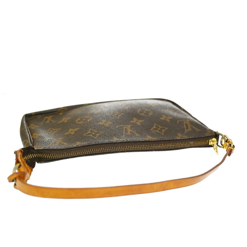 Louis Vuitton Pochette Accessoires  Canvas Clutch Bag