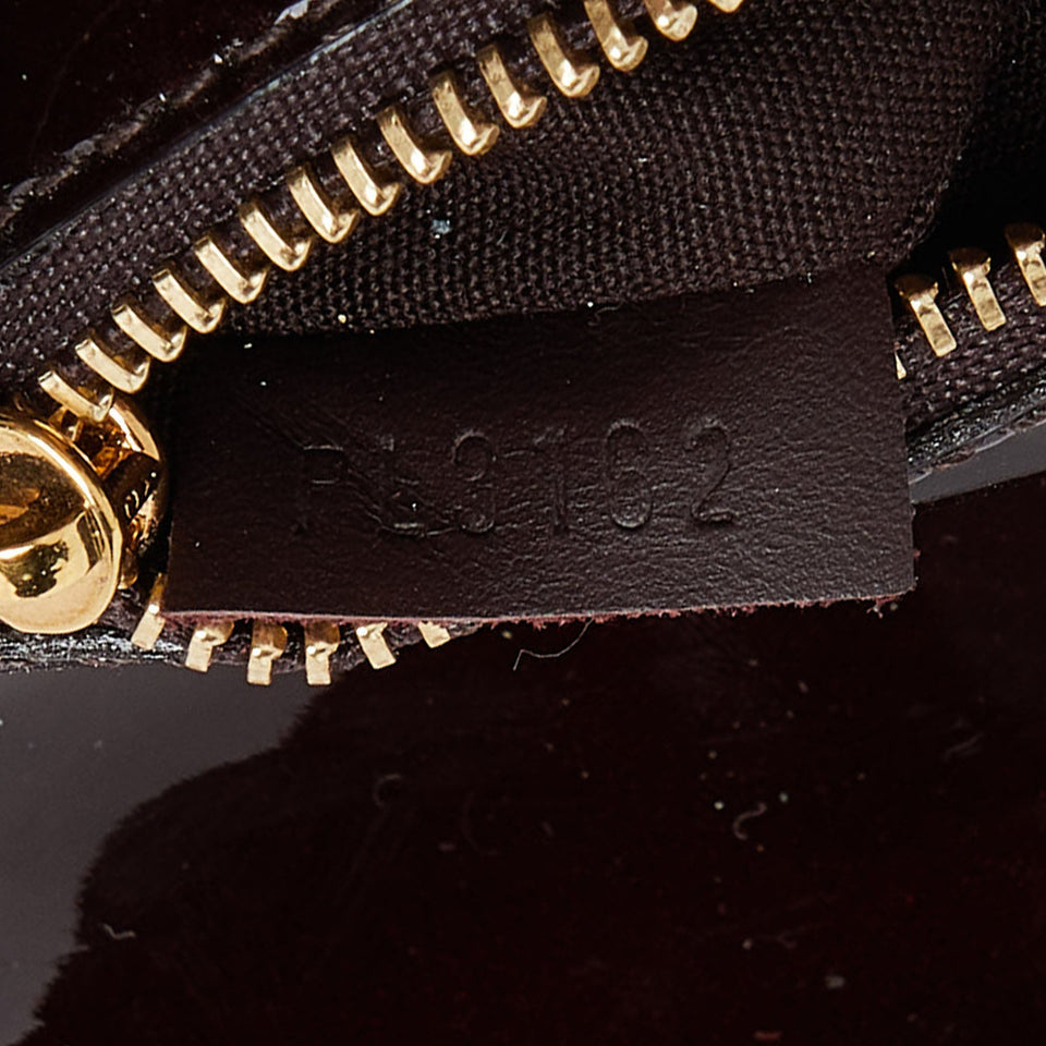 Louis Vuitton Amarante Patent Leather Sobe Clutch