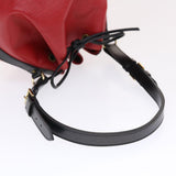 LOUIS VUITTON Epi Petit Noe Shoulder Bag Bicolor Black Red M44172 LV  50070