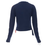 Dior plaid tartan cashmere silk sweater