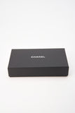 Chanel Black Caviar Leather Wallet With Chanel Box