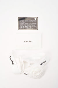 Chanel Black Lambskin Leather Wallet On Chain