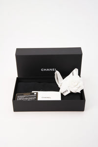 Chanel Black Lambskin Leather Wallet On Chain