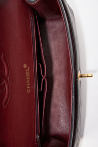 Chanel Classic Medium Square Double Flap Bag with 24k gold plated hardware