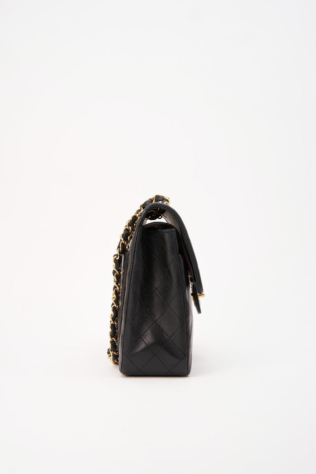 Chanel Classic Medium Square Double Flap Bag with 24k gold plated hardware