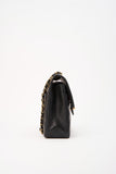 Chanel Classic Medium Square Double Flap Bag with 24k gold plated hardware