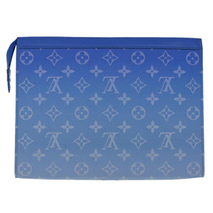 Louis Vuitton Pochette Voyage  Canvas Clutch Bag
