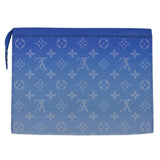 Louis Vuitton Pochette Voyage  Canvas Clutch Bag