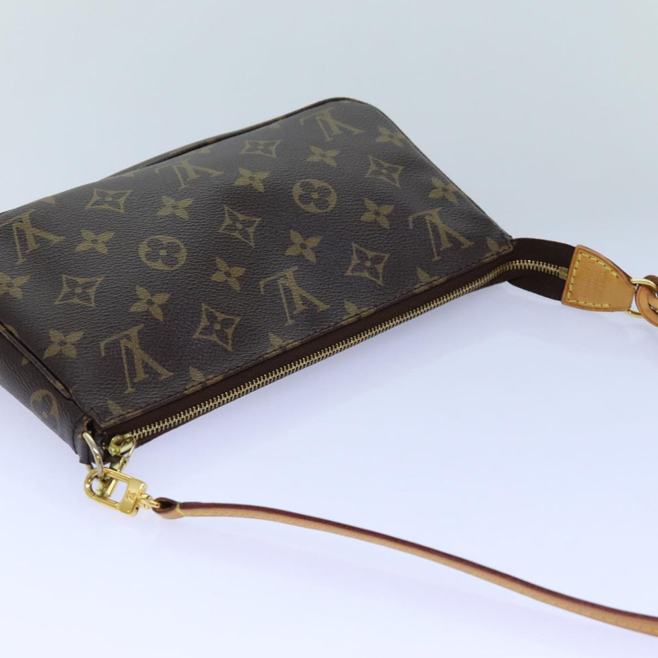 Louis Vuitton Pochette Accessoire  Canvas Clutch Bag