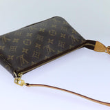 Louis Vuitton Pochette Accessoire  Canvas Clutch Bag