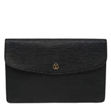 Louis Vuitton Montaigne  Leather Clutch Bag