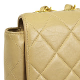 CHANEL 1994-1996 Beige Lambskin Classic Flap Jumbo