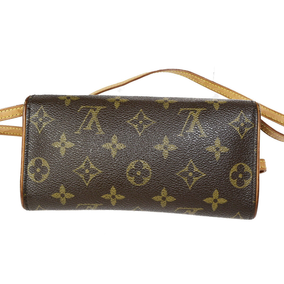 Louis Vuitton Pochette Twin  Canvas Clutch Bag