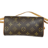 Louis Vuitton Pochette Twin  Canvas Clutch Bag