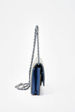 Chanel Patent Green Leather Wallet On Chain