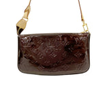 Louis Vuitton Pochette Accessoires  Patent Leather Clutch Bag