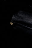 Vintage Chanel Black Leather Tote Bag with Chunky Gold Hardware