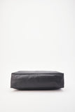 Vintage Chanel Black Leather Tote Bag with Chunky Gold Hardware