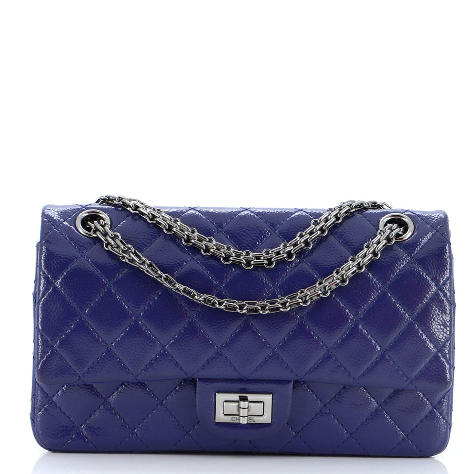 CHANEL Reissue 2.55 Flap Bag Quilted Caviar 225