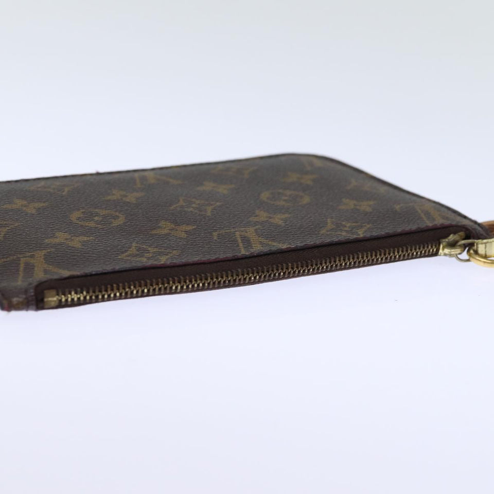 Louis Vuitton Pochette Neverfull  Canvas Clutch Bag
