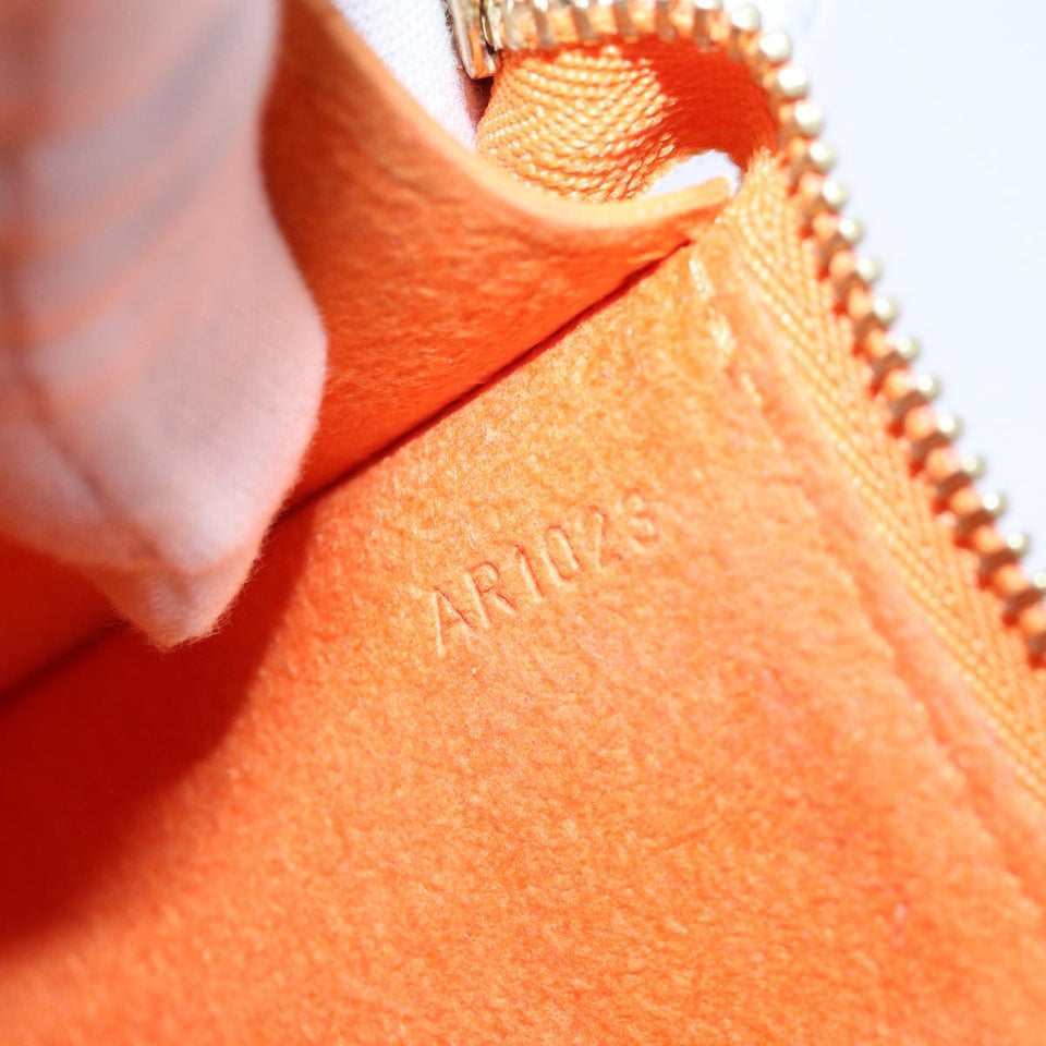 Louis Vuitton Pochette Accessoire  Leather Clutch Bag