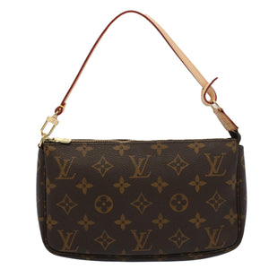 Louis Vuitton Pochette Accessoire  Canvas Clutch Bag