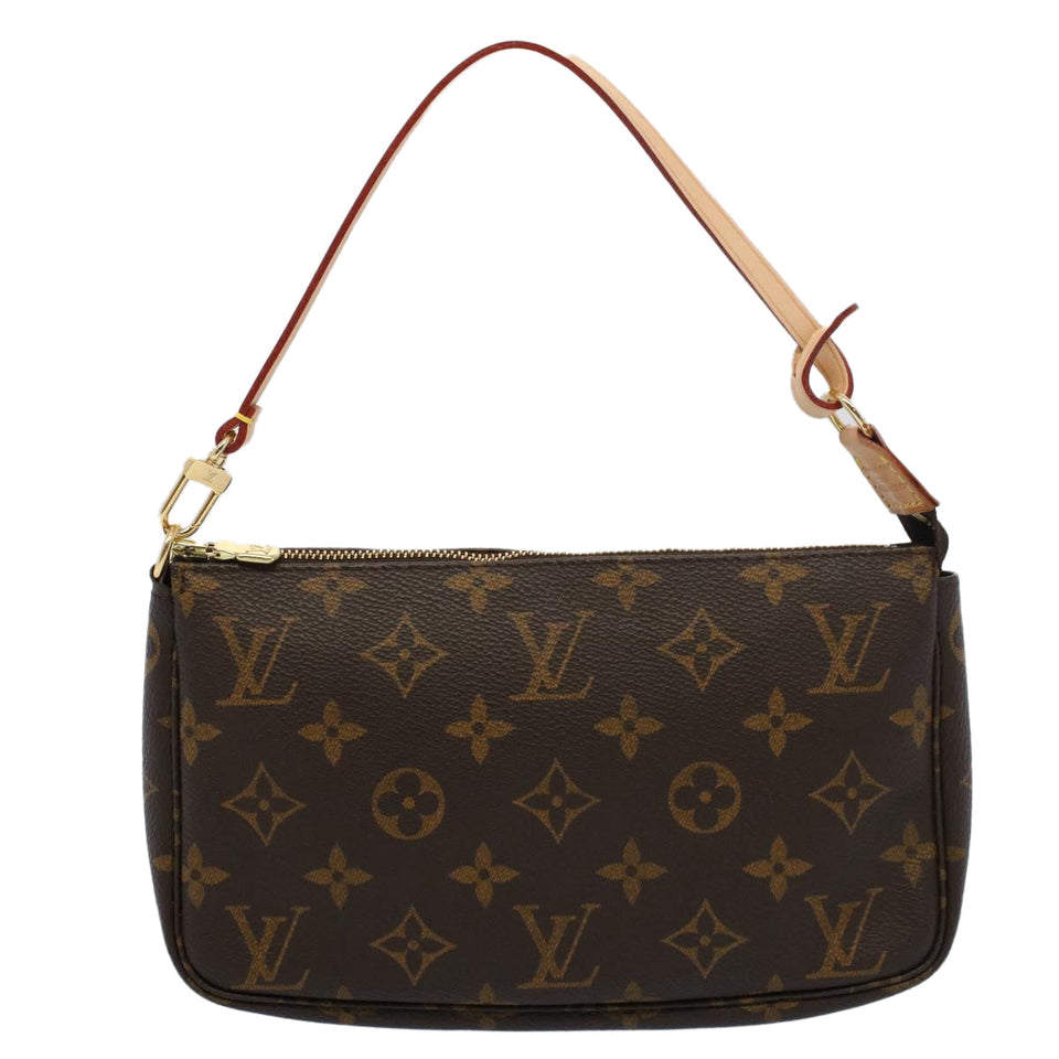 Louis Vuitton Pochette Accessoire  Canvas Clutch Bag