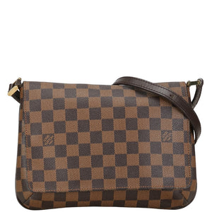 Louis Vuitton Damier Musette Tango Longsher  Shoulder Bag N51301 Brown PVC Leather  Louis Vuitton
