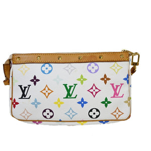 Louis Vuitton Pochette Accessoires  Canvas Clutch Bag
