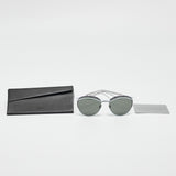 Dior Light Blue/purple Diorround Frame Aviator Sunglasses